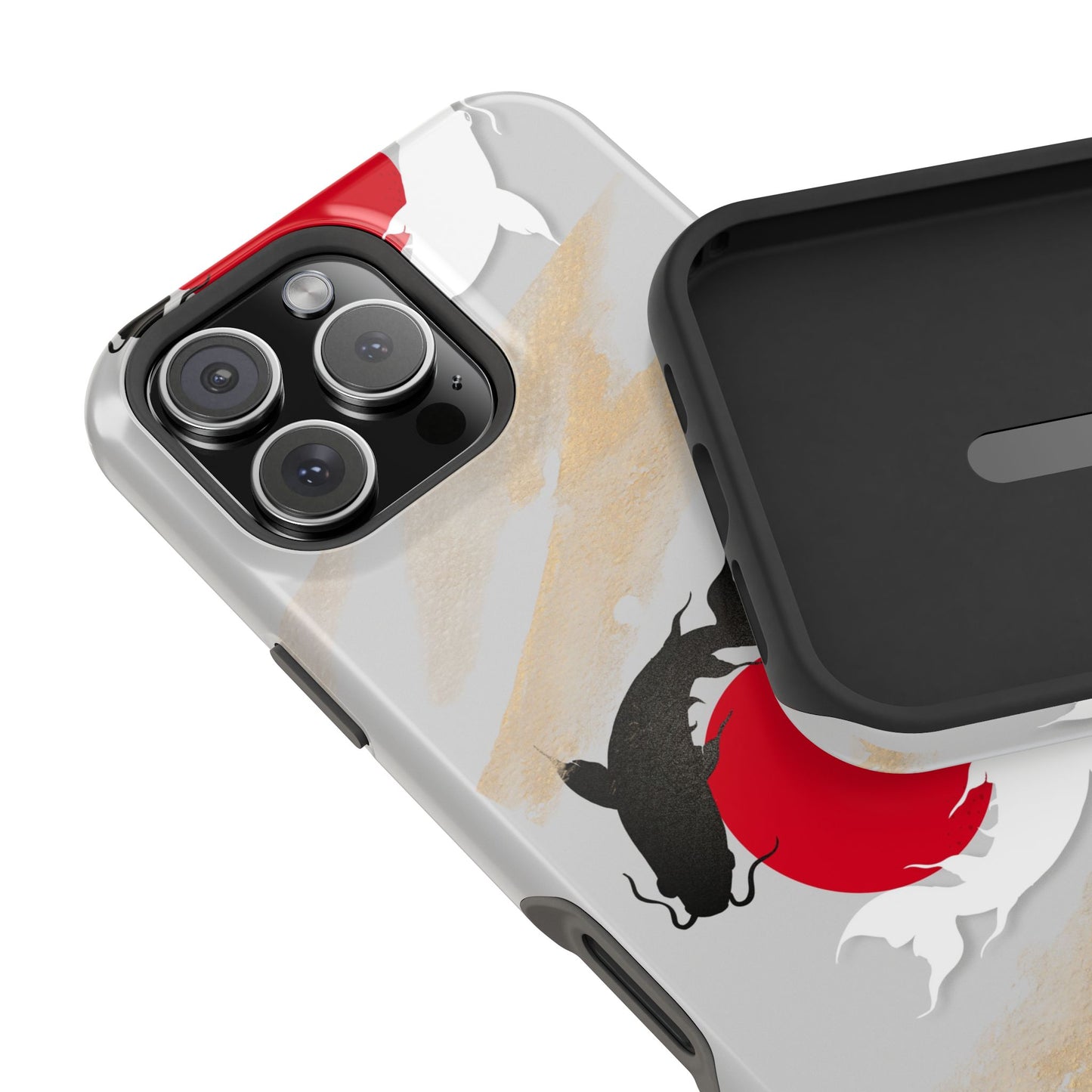 Coque de Téléphone Koi Circle Résistante aux Chocs