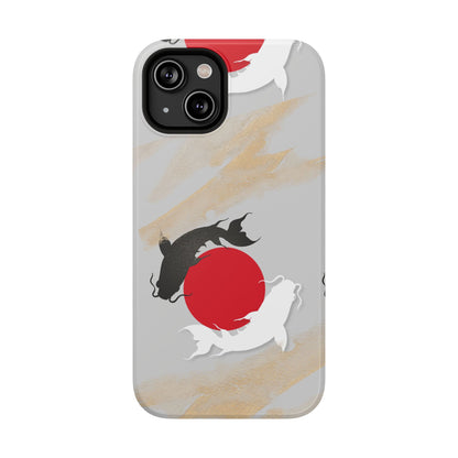 Coque de Téléphone Koi Circle Résistante aux Chocs