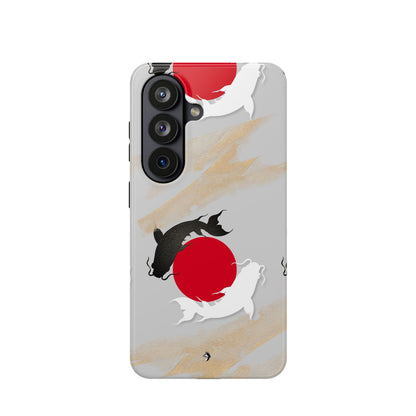 Coque de Téléphone Koi Circle Résistante aux Chocs
