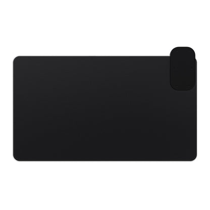 Tapis de souris gaming LED RGB avec recharge sans fil — Design camouflage floral