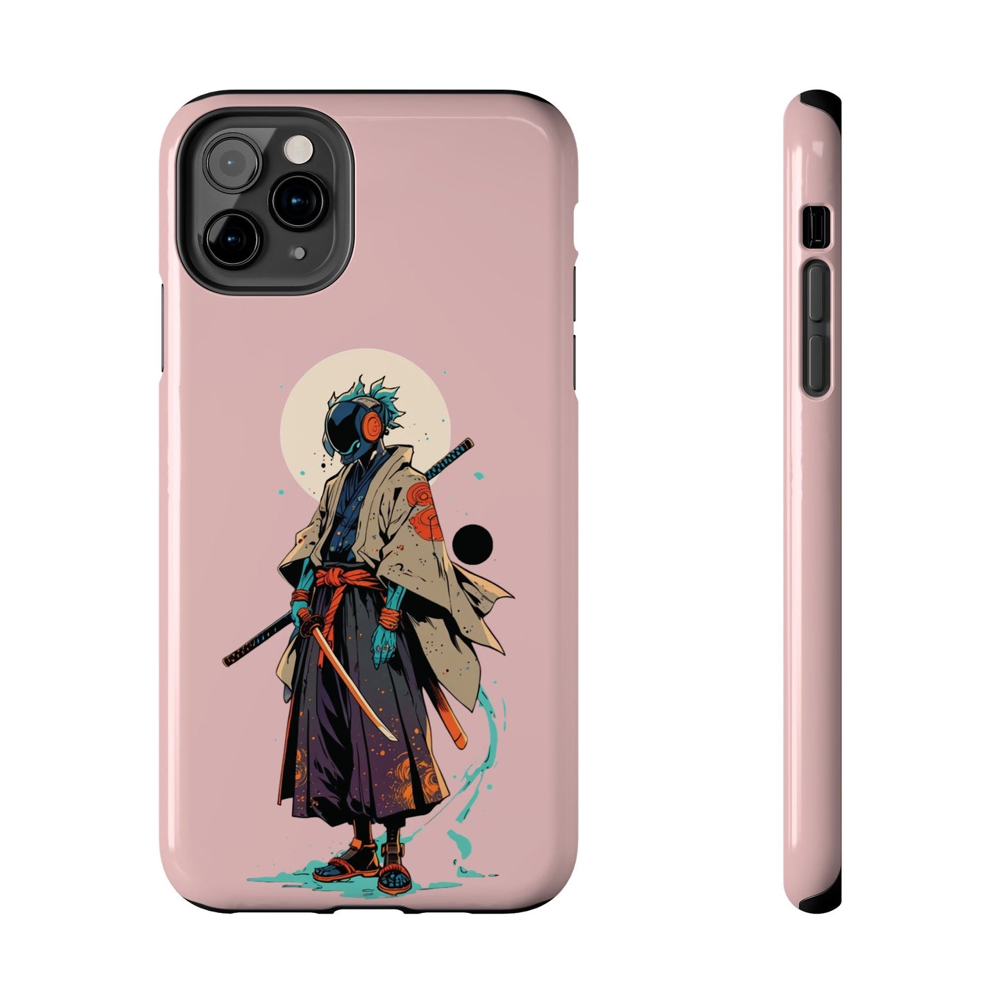 Samurai Cyberpunk Phone Case — Tough Protective iPhone Cover
