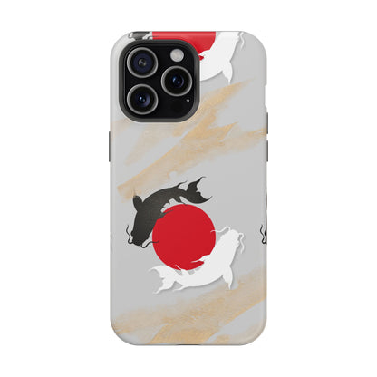 Coque de Téléphone Koi Circle Résistante aux Chocs