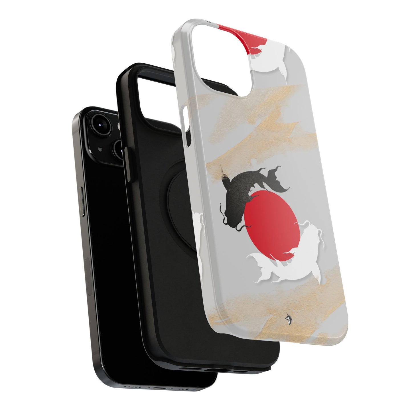 Coque de Téléphone Koi Circle Résistante aux Chocs