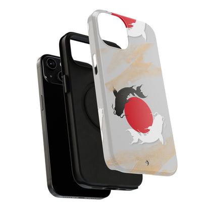 Coque de Téléphone Koi Circle Résistante aux Chocs