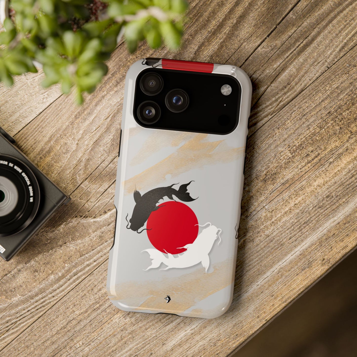 Coque de Téléphone Koi Circle Résistante aux Chocs