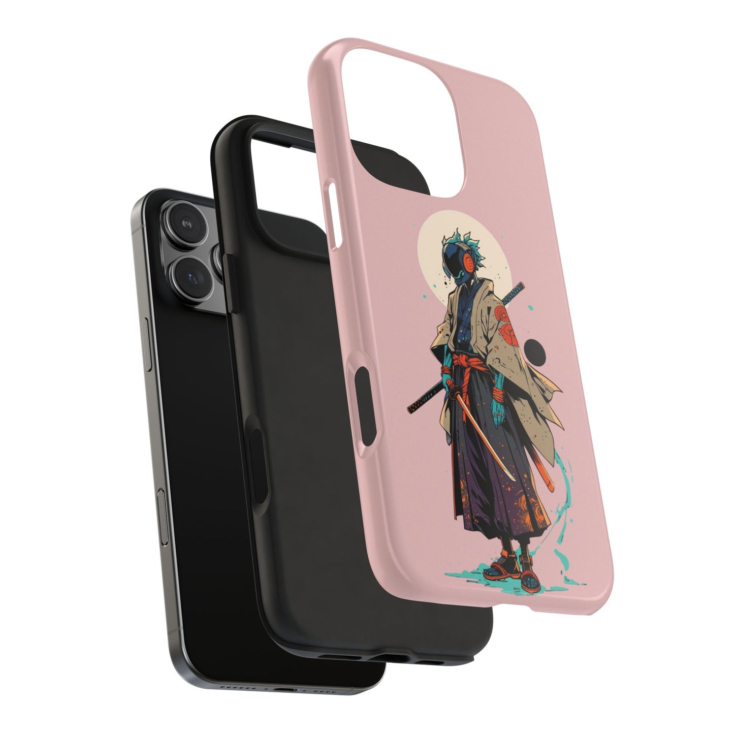 Samurai Cyberpunk Phone Case — Tough Protective iPhone Cover