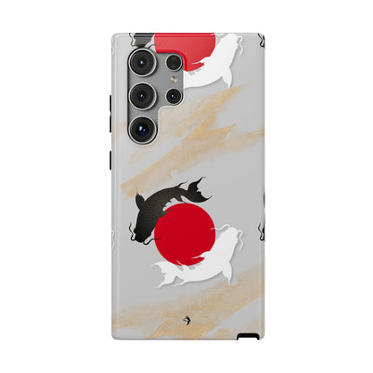 Coque de Téléphone Koi Circle Résistante aux Chocs