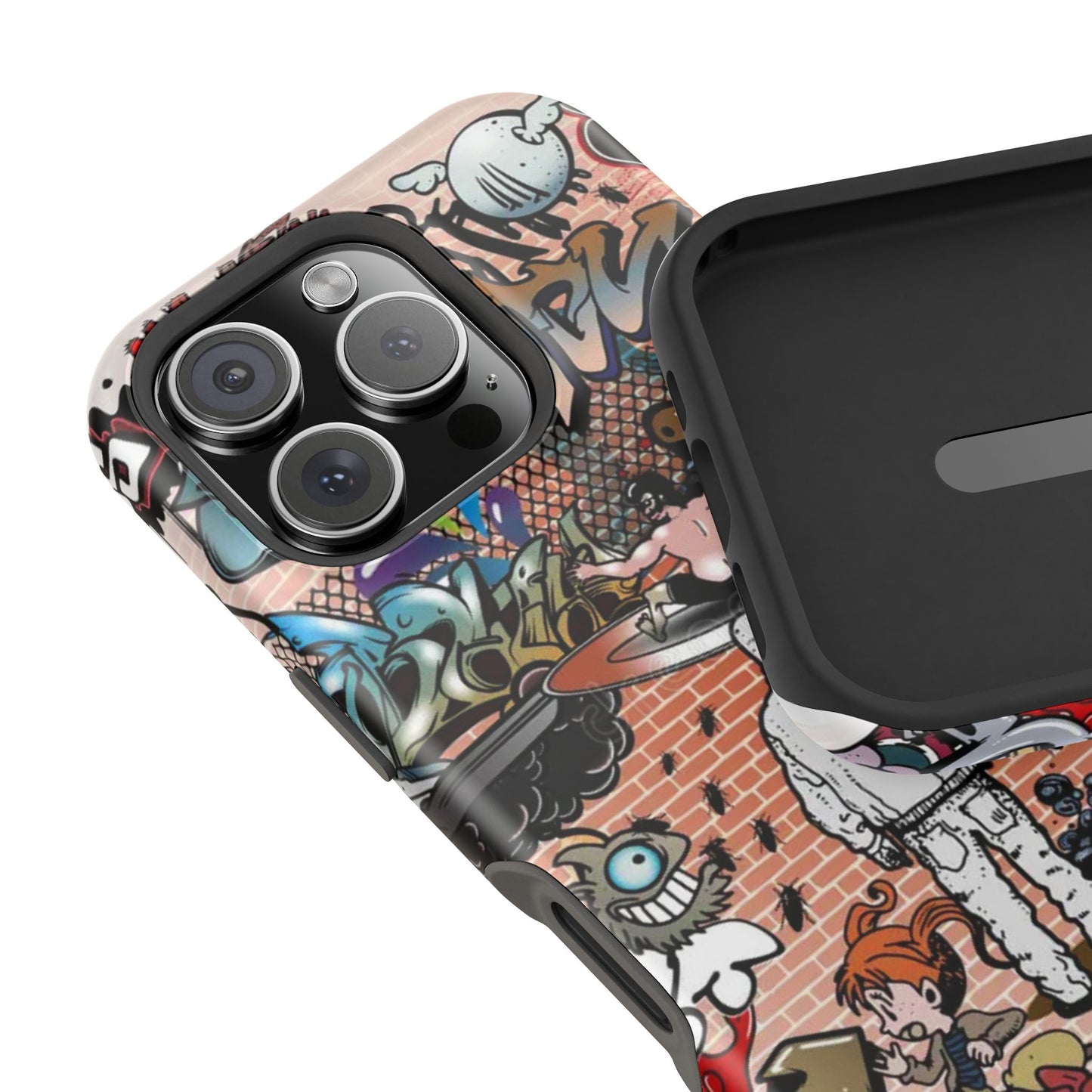 Coque de téléphone Graffiti Street Art — Coque résistante aux chocs style camouflage skateboard urbain