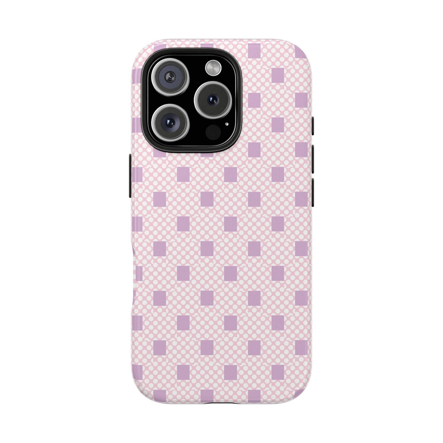 Coque de téléphone renforcée Pastel Lavender Check