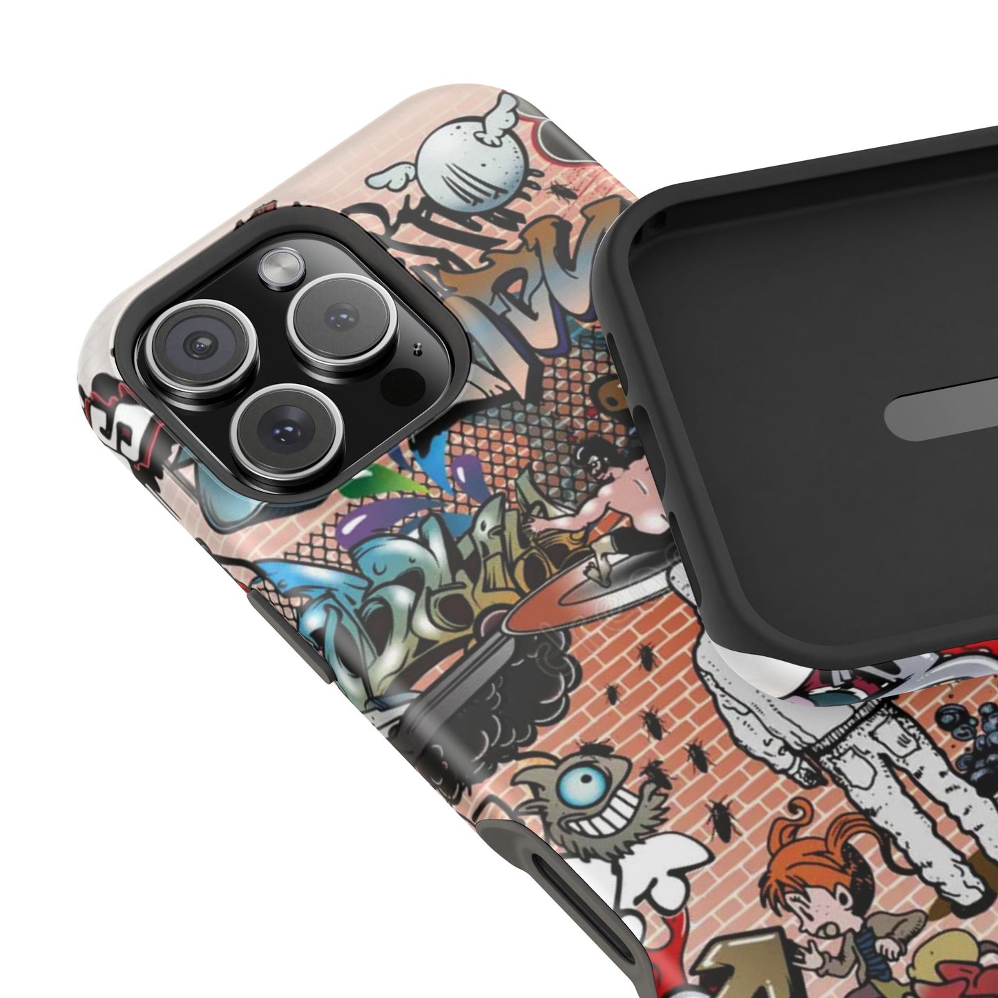Coque de téléphone Graffiti Street Art — Coque résistante aux chocs style camouflage skateboard urbain