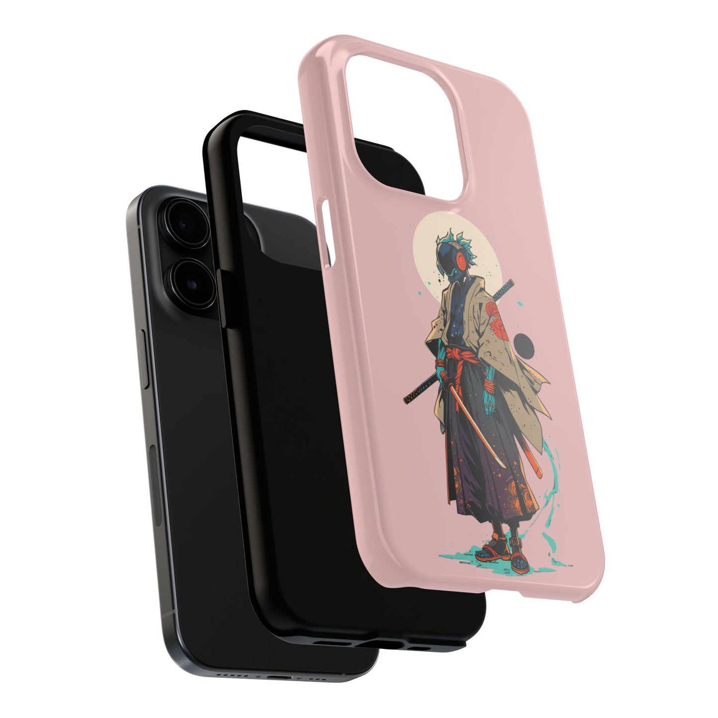 Samurai Cyberpunk Phone Case — Tough Protective iPhone Cover