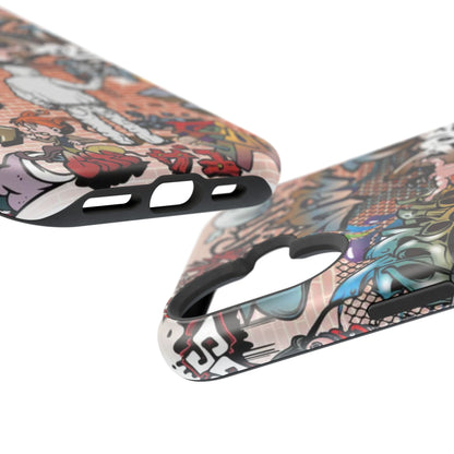 Coque de téléphone Graffiti Street Art — Coque résistante aux chocs style camouflage skateboard urbain