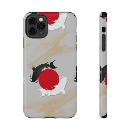 Coque de Téléphone Koi Circle Résistante aux Chocs