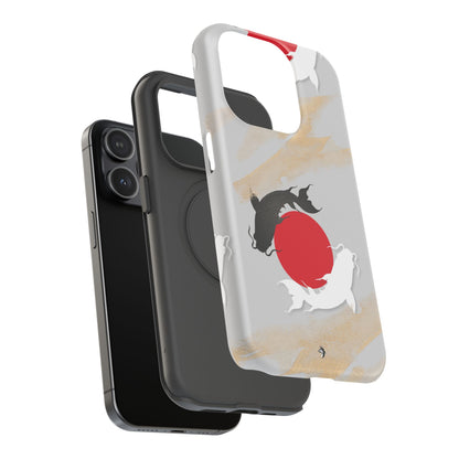 Coque de Téléphone Koi Circle Résistante aux Chocs