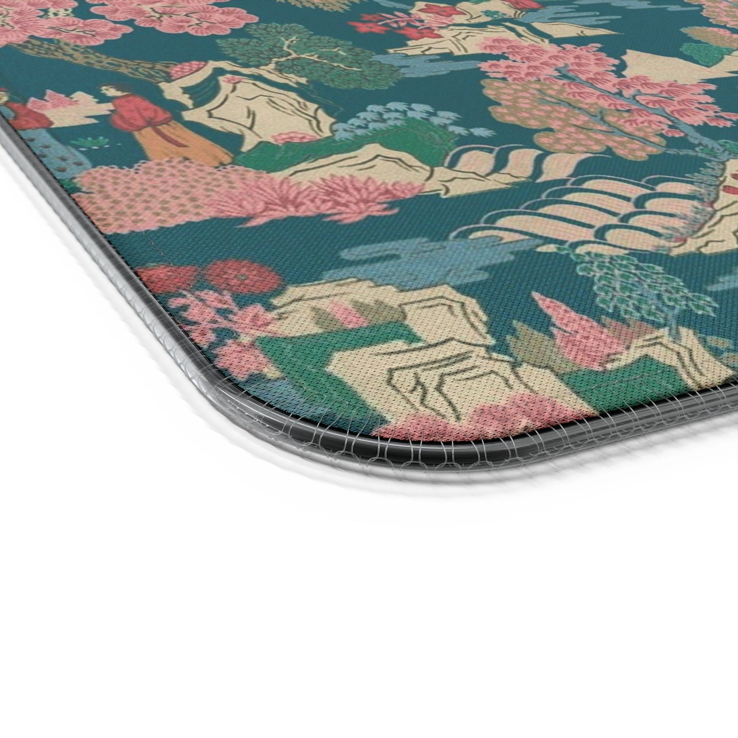Tapis de souris gaming LED RGB avec recharge sans fil — Design camouflage floral