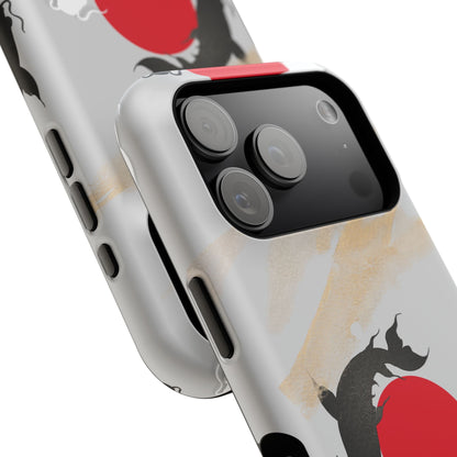 Coque de Téléphone Koi Circle Résistante aux Chocs