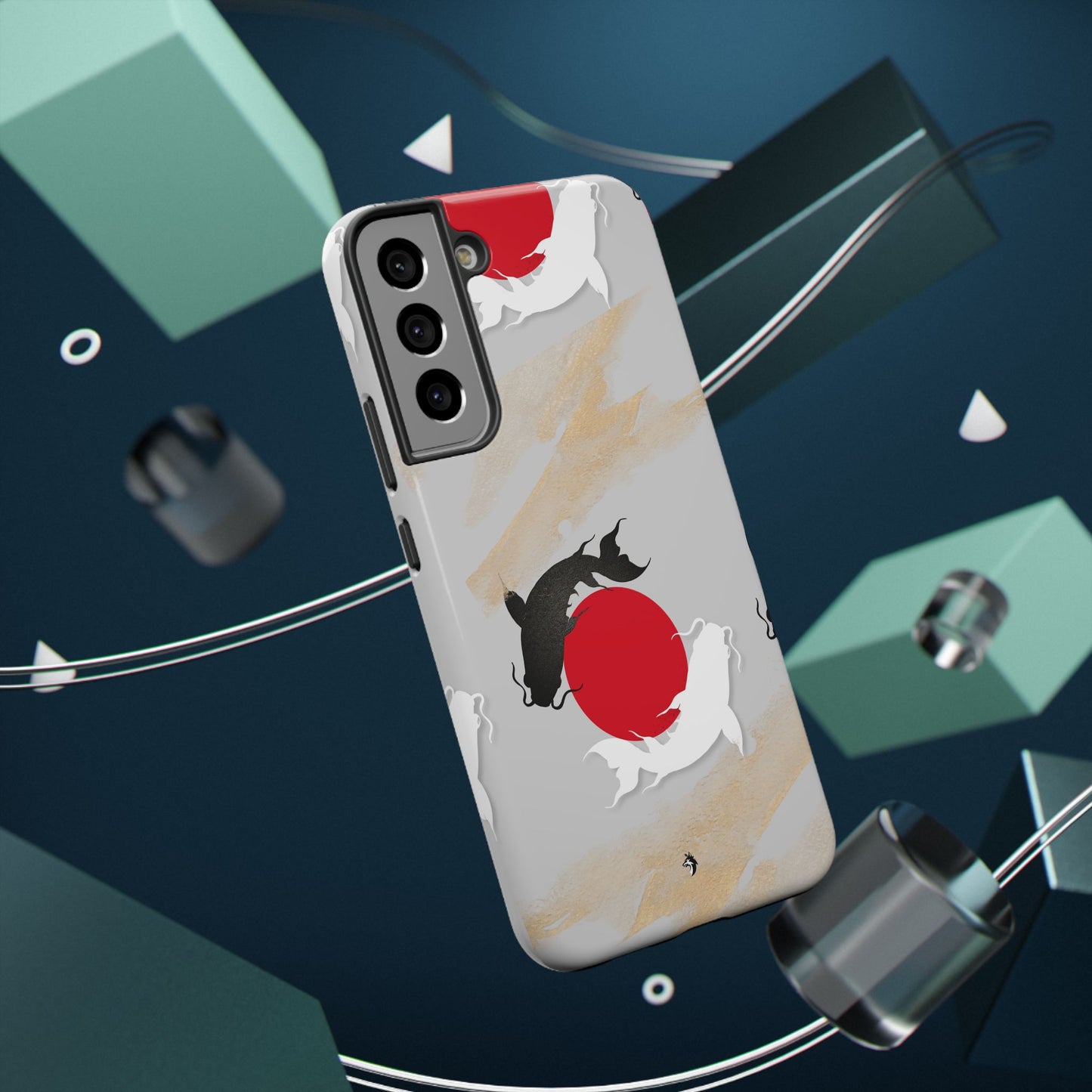 Coque de Téléphone Koi Circle Résistante aux Chocs