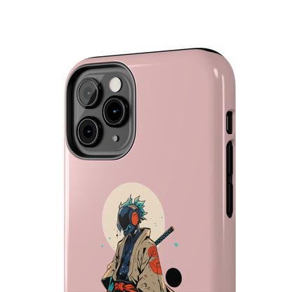 Samurai Cyberpunk Phone Case — Tough Protective iPhone Cover