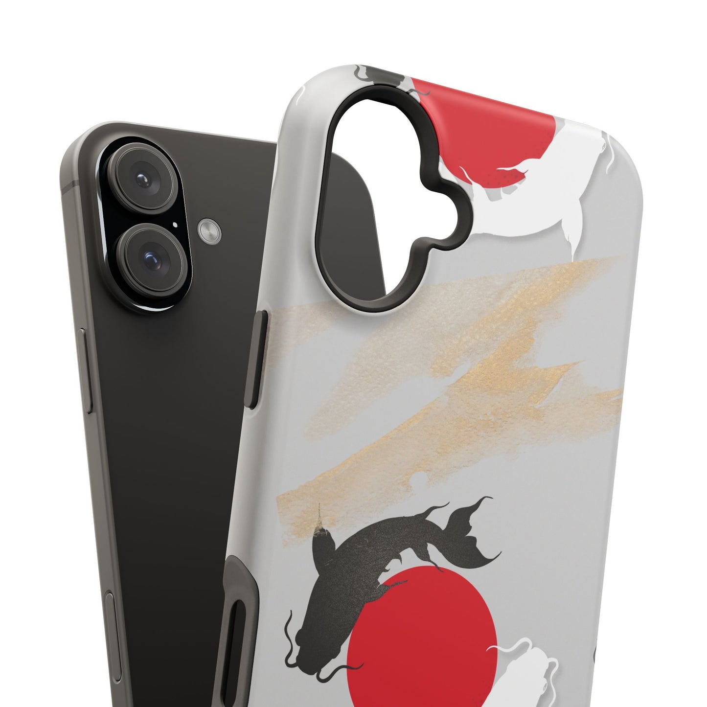 Coque de Téléphone Koi Circle Résistante aux Chocs