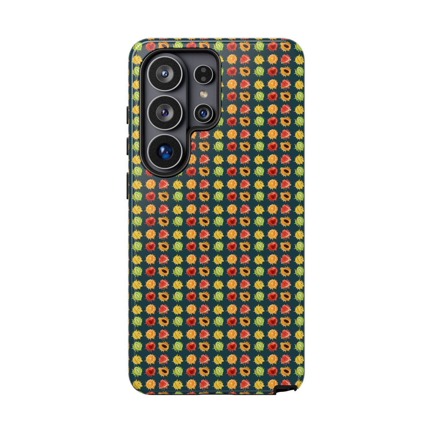 Floral Dot Tough Phone Case — Retro Pattern Protective Phone Cover