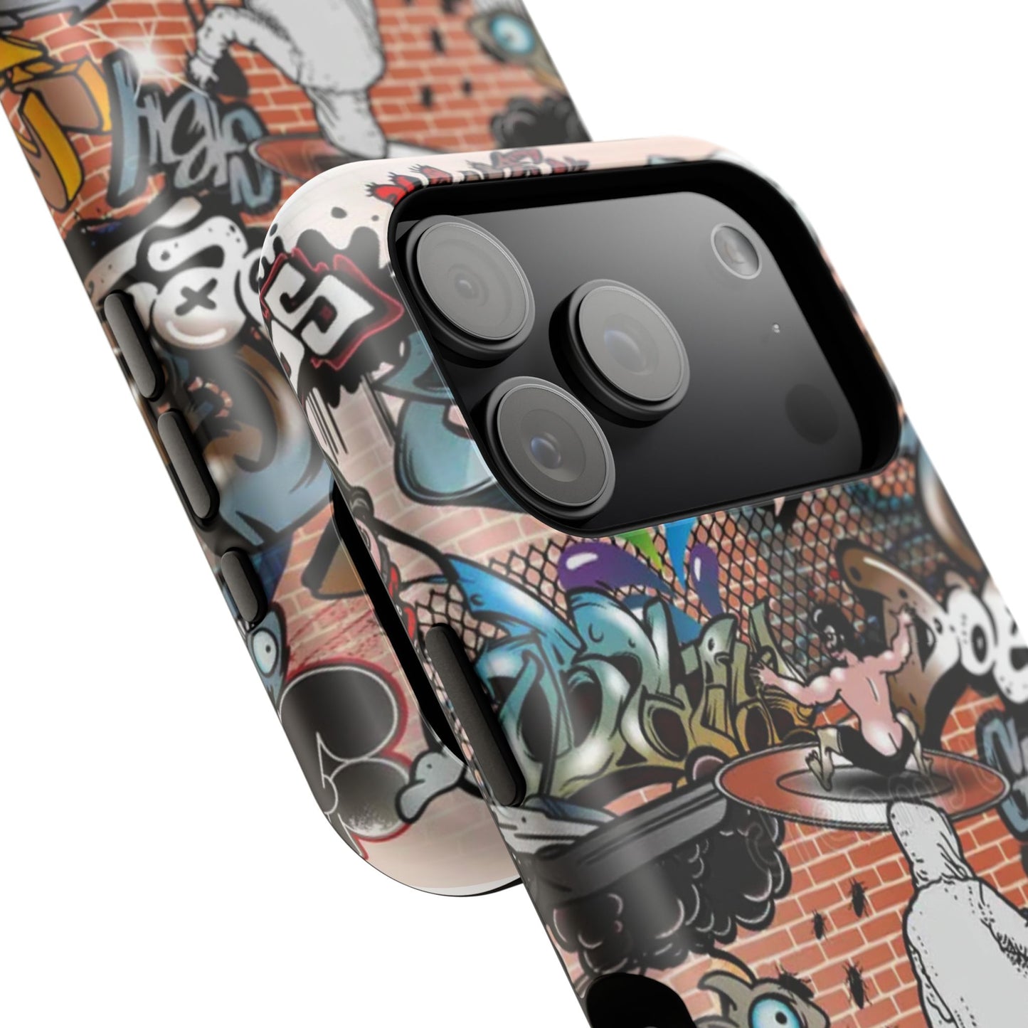 Coque de téléphone Graffiti Street Art — Coque résistante aux chocs style camouflage skateboard urbain