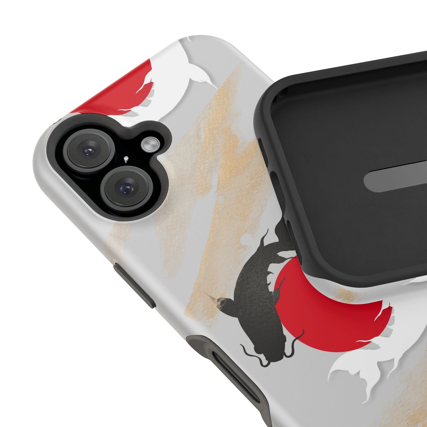 Coque de Téléphone Koi Circle Résistante aux Chocs