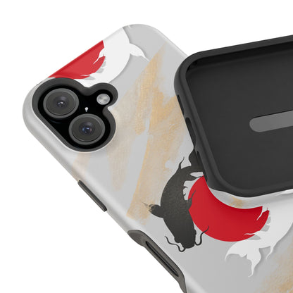 Coque de Téléphone Koi Circle Résistante aux Chocs