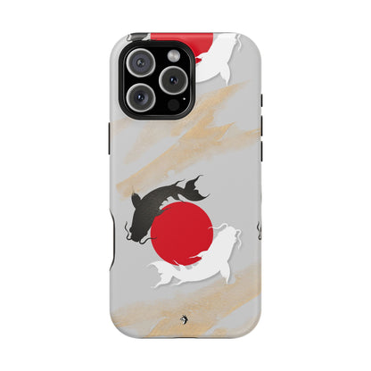 Coque de Téléphone Koi Circle Résistante aux Chocs