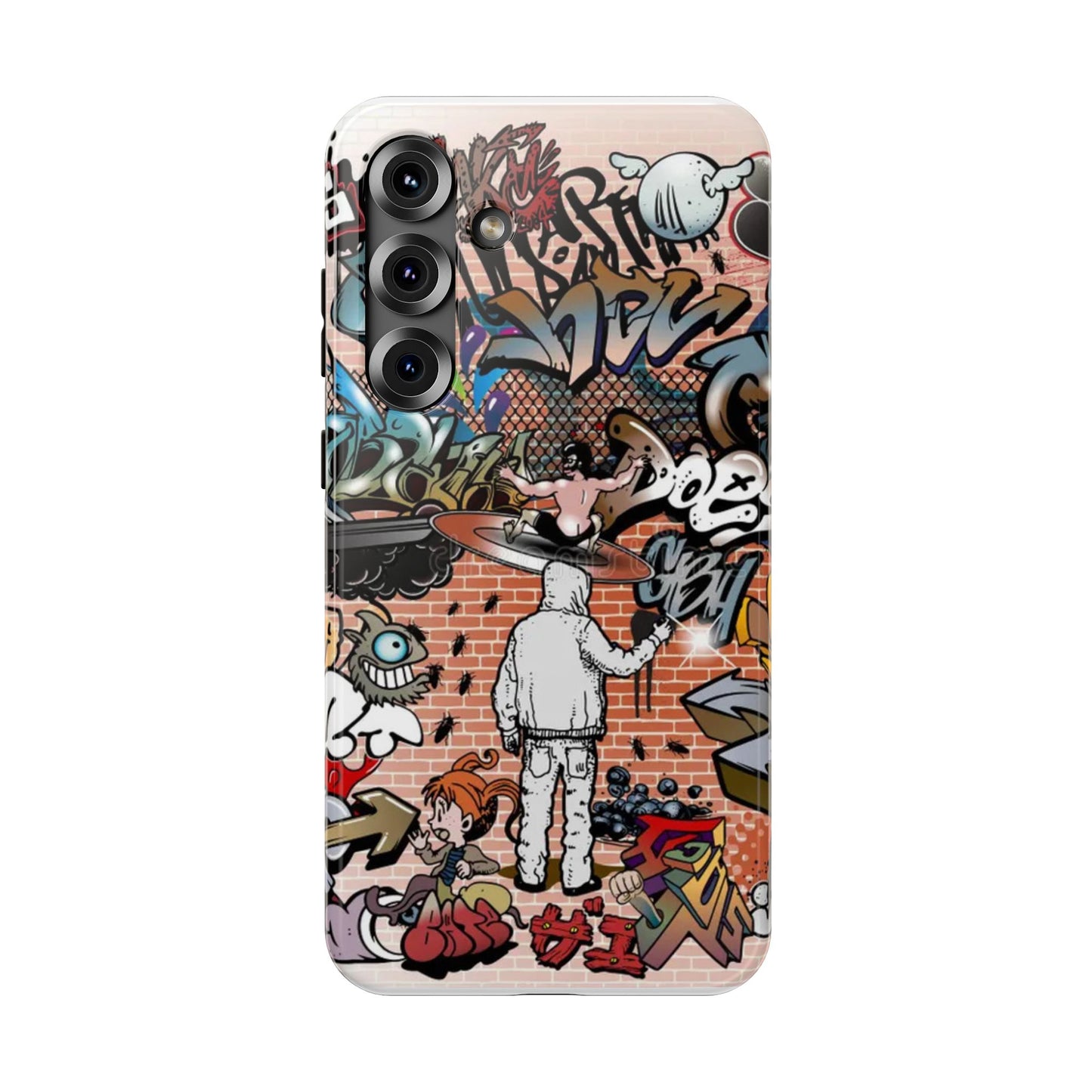 Coque de téléphone Graffiti Street Art — Coque résistante aux chocs style camouflage skateboard urbain