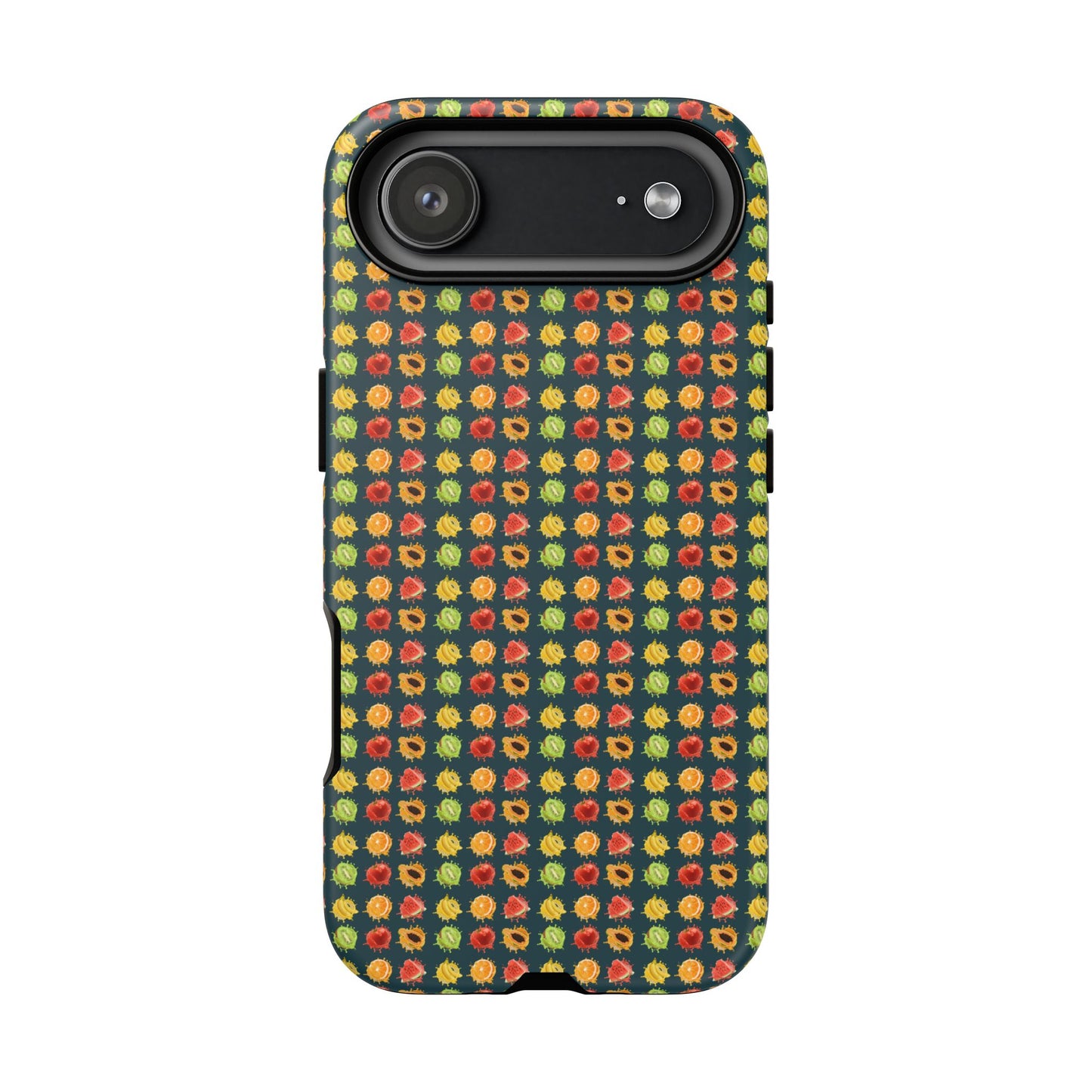 Floral Dot Tough Phone Case — Retro Pattern Protective Phone Cover