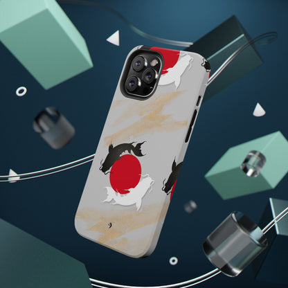 Coque de Téléphone Koi Circle Résistante aux Chocs