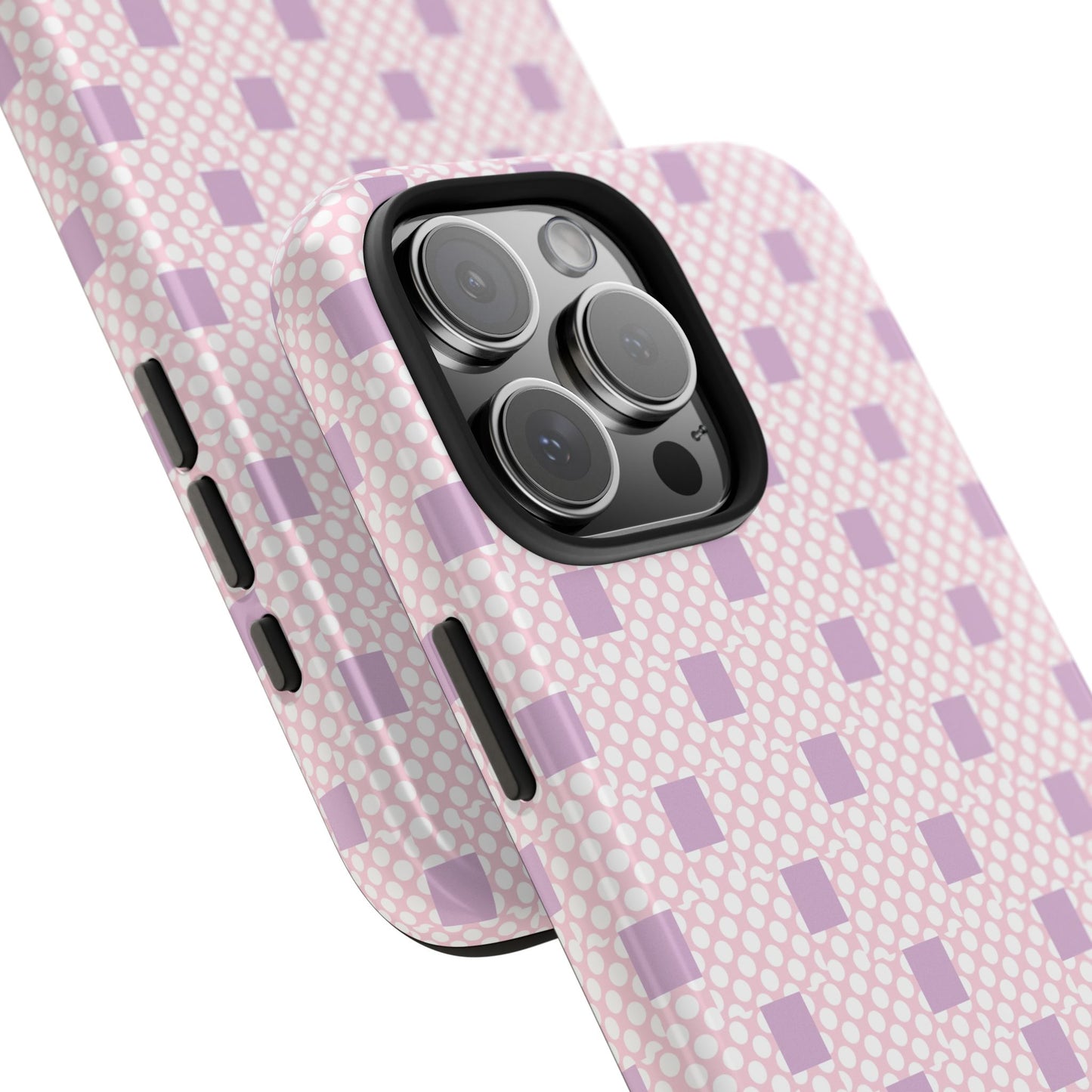 Coque de téléphone renforcée Pastel Lavender Check