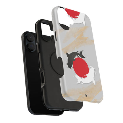 Coque de Téléphone Koi Circle Résistante aux Chocs