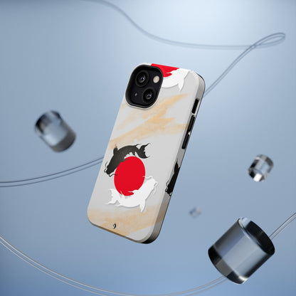 Coque de Téléphone Koi Circle Résistante aux Chocs
