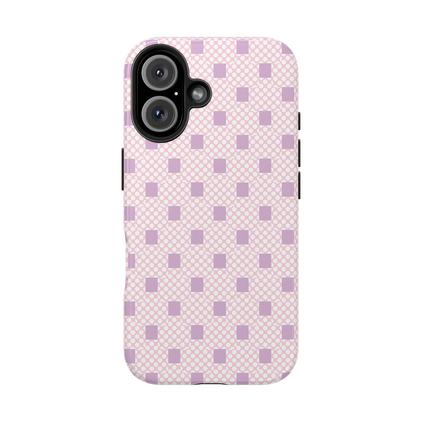 Coque de téléphone renforcée Pastel Lavender Check