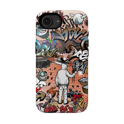 Coque de téléphone Graffiti Street Art — Coque résistante aux chocs style camouflage skateboard urbain