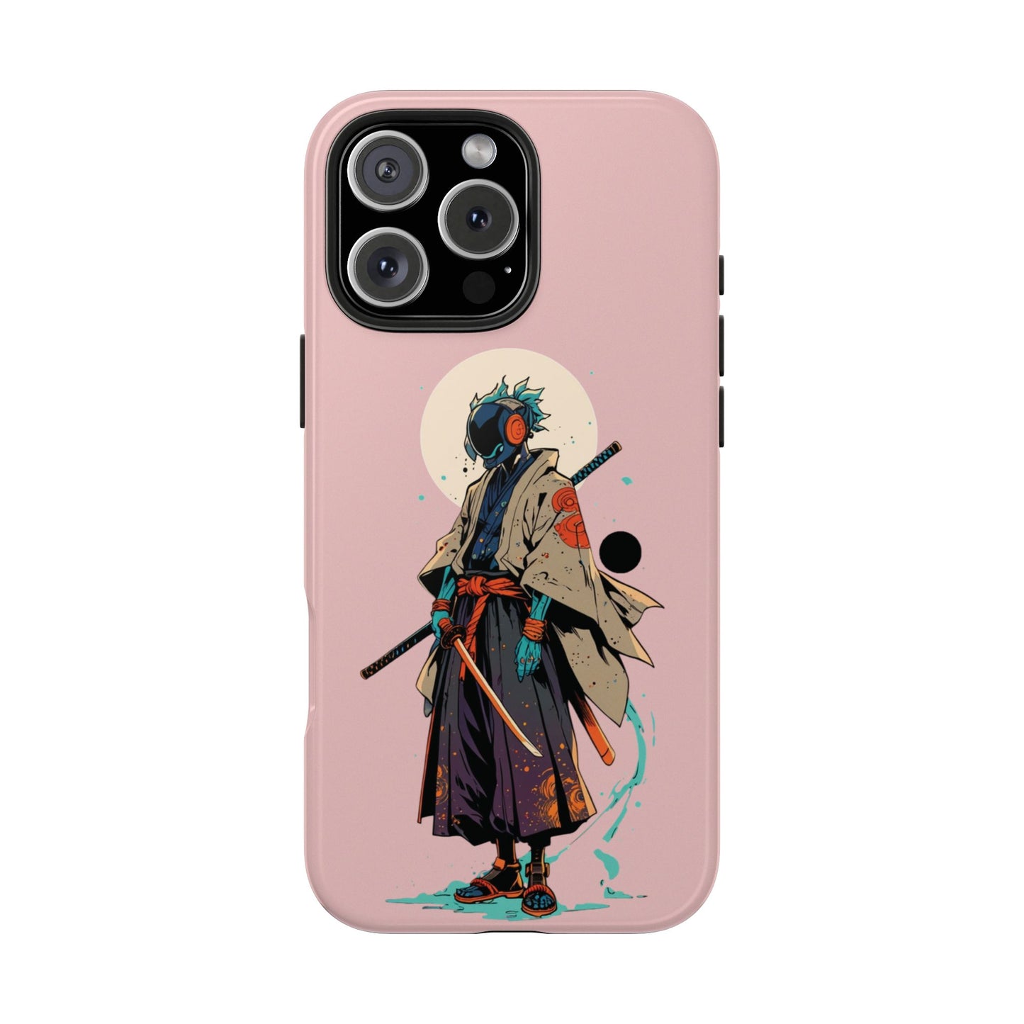 Samurai Cyberpunk Phone Case — Tough Protective iPhone Cover