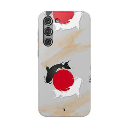 Coque de Téléphone Koi Circle Résistante aux Chocs