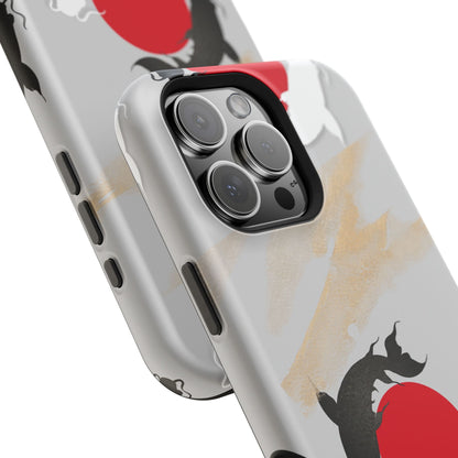 Coque de Téléphone Koi Circle Résistante aux Chocs