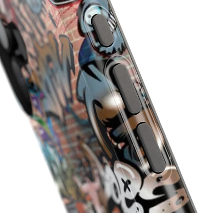 Coque de téléphone Graffiti Street Art — Coque résistante aux chocs style camouflage skateboard urbain