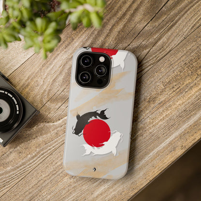 Coque de Téléphone Koi Circle Résistante aux Chocs