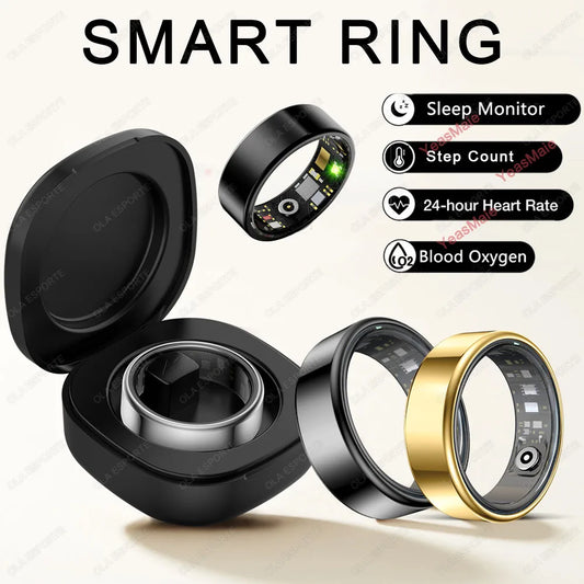 Smart Health Ring 2026 | Heart Rate, Blood Oxygen & Sleep Monitor | IP68 Waterproof Multi-Sport Tracker